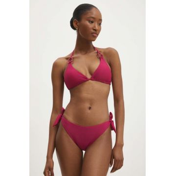 Answear Lab sutien de baie culoarea roz, cupa usor rigidizata