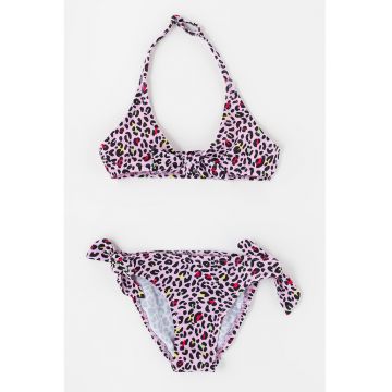 Costum de baie cu animal print - 2 piese