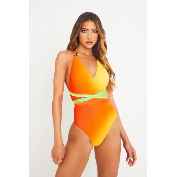 Costum de baie intreg cu design in degrade 4769
