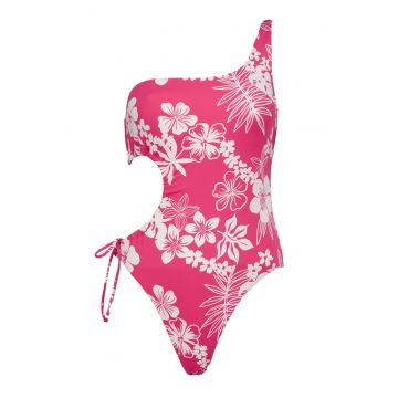 Costum de baie intreg cu model floral