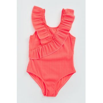 Costum de baie intreg cu volane