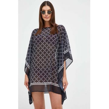 MICHAEL Michael Kors camasa de plaja culoarea negru