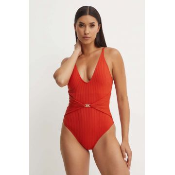 MICHAEL Michael Kors costum de baie dintr-o bucată culoarea portocaliu, cupa usor rigidizata, MM6P080