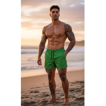 Sort de baie casual verde 12730  90-2.1