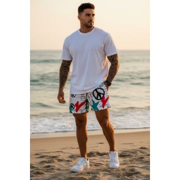 Sort de baie cu imprimeu 12803 I5-2