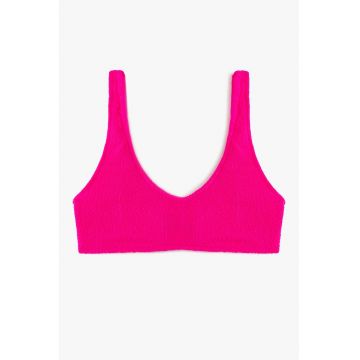 Sutien de baie cu aspect texturat