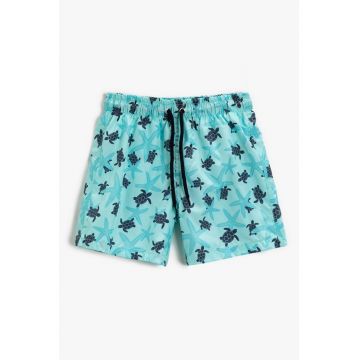 Pantaloni scurti de baie cu snur