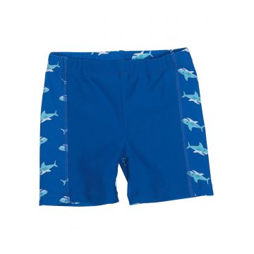 Slip de baie tip boxer - protectie UV 50+ - baieti -  Albastru
