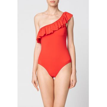 Costum de baie intreg cu decolteu pe un umar