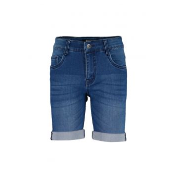 Pantaloni scurti copii -  Bumbac - Albastru