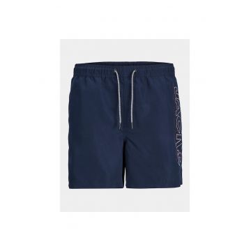 Short de baie baieti -  303521349 - Albastru inchis - Poliester
