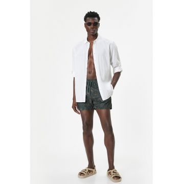 Boxeri de baie cu model camuflaj