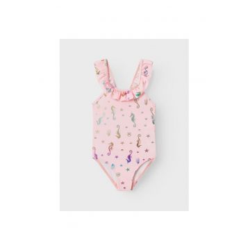 Costum de baie copii -  523107 - Roz - Poliamida -