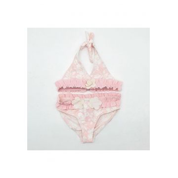 Costum de baie inflorat -  2 piese - 91419