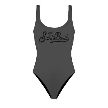 One piece swimming suit lora strass l