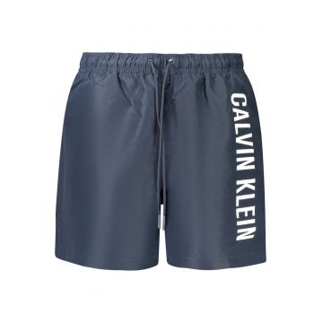 Pantaloni scurti barbati pentru inot cu imprimeu cu logo  - regular fit -