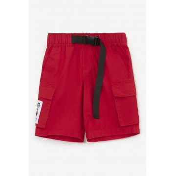 Pantaloni scurti cargo cu talie ajustabila