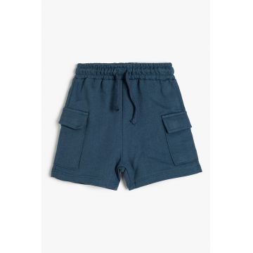Pantaloni scurti cargo de bumbac