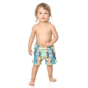 Pantaloni scurti de baie cu imprimeu cu fructe
