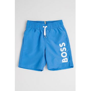 Pantaloni scurti de baie cu imprimeu logo