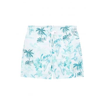 Pantaloni scurti de baie cu imprimeu tropical
