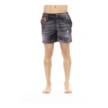 Pantaloni scurti de baie cu talie elastica