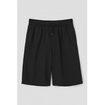Pantaloni scurti uni cu talie ajustabila