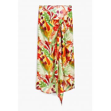 Paréo cu model tropical