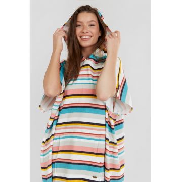 Poncho de plaja cu buzunar kangaroo