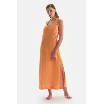Rochie de plaja cu slit lateral