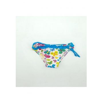Slip de baie cu fluturasi -  fetite - 60239 - Alb