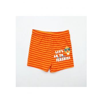 Slip de baie tip boxer -  72339 - Portocaliu