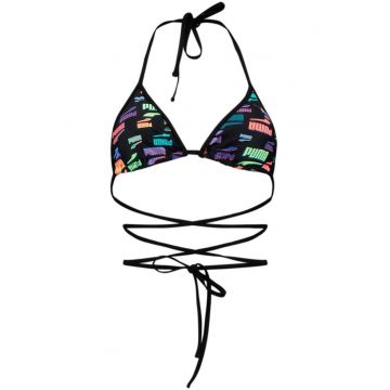 Top baie femei  Swim Women Wrap Triangle 1p 29917 - Negru