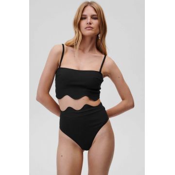 Undress Code sutien de baie Chic culoarea negru, cupa moale