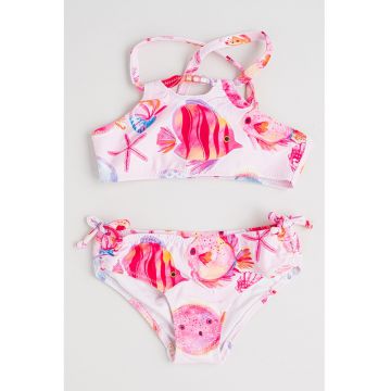 Costum de baie cu doua piese si margele