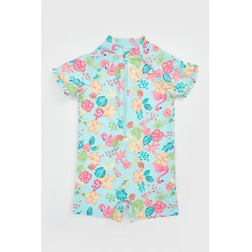 Costum de baie cu imprimeu tropical