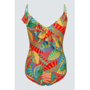 Costum de baie cu volane