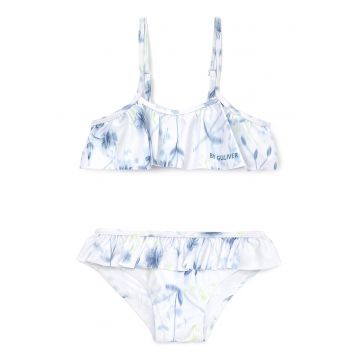 Costum de baie din doua piese cu imprimeu