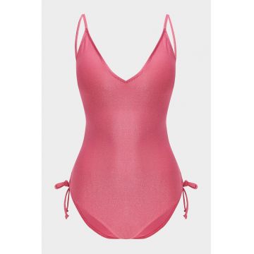 Costum de baie intreg cu bretele incrucisate