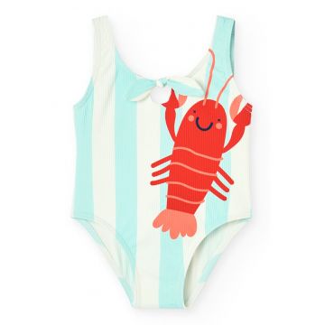Costum de baie intreg cu design grafic