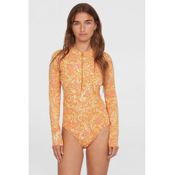 Costum de baie intreg cu fenta cu fermoar Women Of The Wave