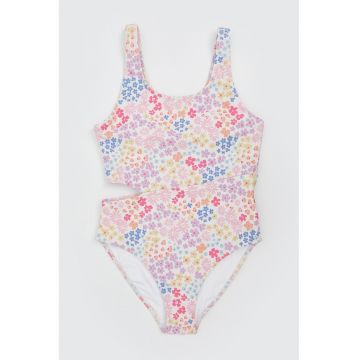 Costum de baie intreg cu model floral
