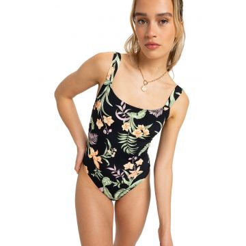 Costum de baie intreg cu model floral