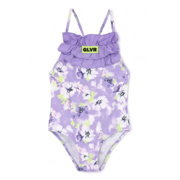 Costum de baie intreg cu volane