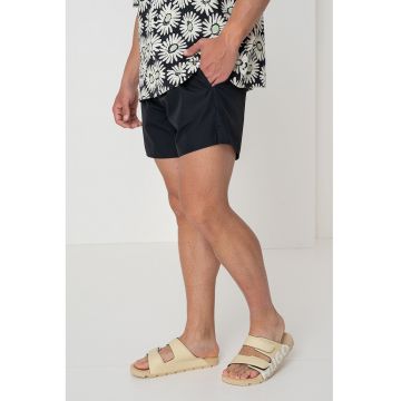 Pantaloni scurti de baie cu banda logo in talie