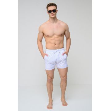 Pantaloni scurti de baie cu benzi laterale contrastante Iconic