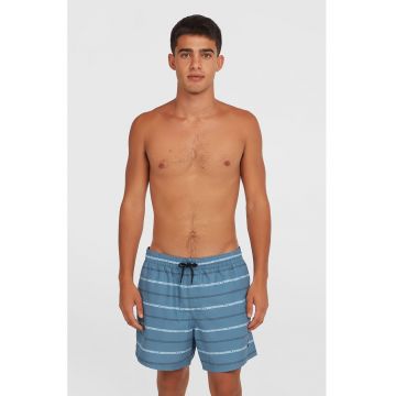 Pantaloni scurti de baie cu dungi si snur