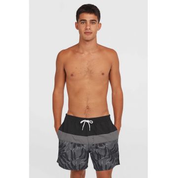 Pantaloni scurti de baie cu imprimeu floral frontal
