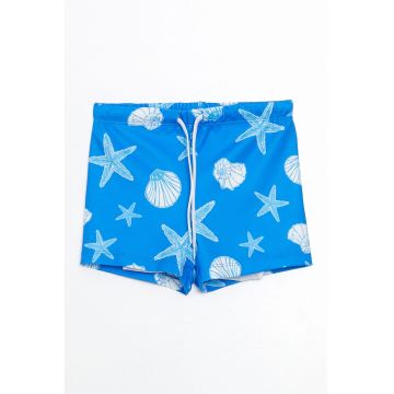 Pantaloni scurti de baie cu imprimeu grafic