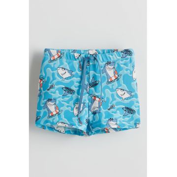 Pantaloni scurti de baie cu imprimeu grafic